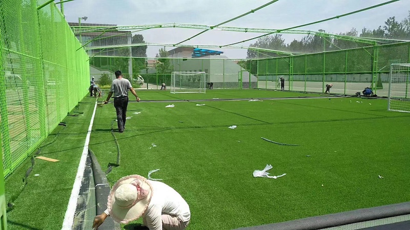 Cancha de fútbol 11 patentada de alta calidad, canchas de fútbol sala, jaula, esgrima deportiva de fútbol