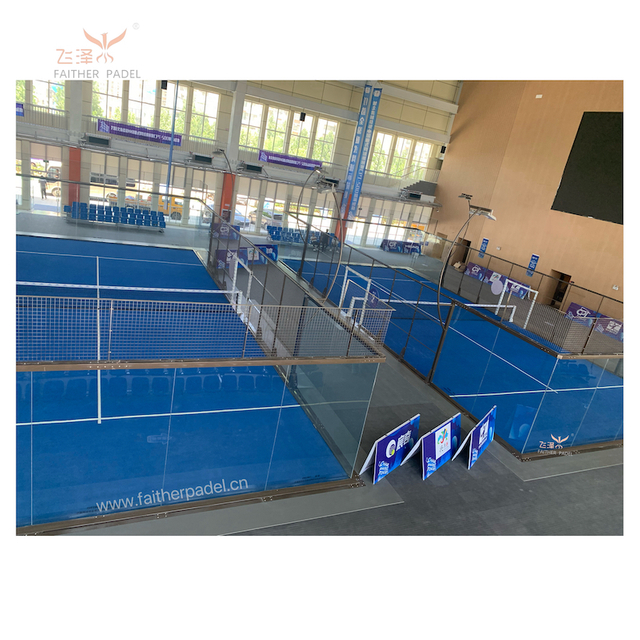 Canchas panorámicas de tenis de remo para Padel Tour